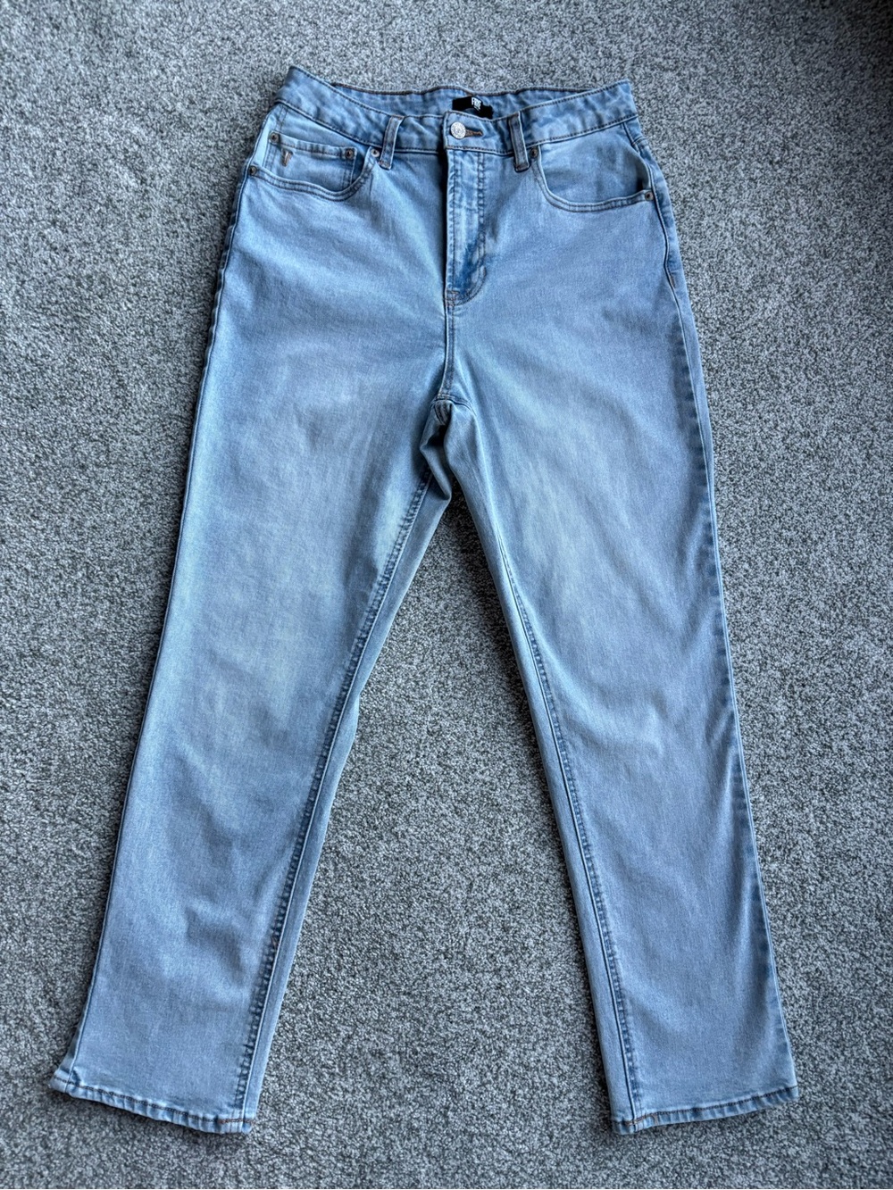 Frye Stevie Wash High Rise Straight Leg Jeans 8/29 Light Wash Stretch